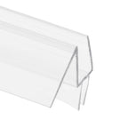 Prime-Line M 6256 Frameless Shower Door Bottom Seal for 1/4 in. Thick Glass Doors, Dual Flap and 45 Degree Drip Guard, 36 in., Clear Vinyl (Single Pack)