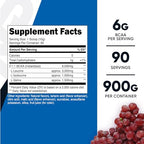 Nutricost BCAA Powder (Grape, 90 Servings) - Optimal 2:1:1 Ratio, Vegetarian, Non-GMO