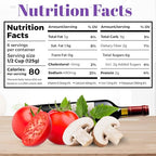 Just Like Home Premium Pasta Sauce 25oz - Mushroom Cabernet - Versatile & Socially Responsible Tomato Sauce - Thick Homemade Taste - All-Natural Non GMO Ingredients - Preservative & Gluten-Free
