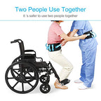 REAQER Transfer and Walking Gait Belt with 7 Handles for Patient Care(Adjustable Waist Circumference:31"~51")