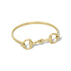 James Michelle Horse Bit Bracelet for Women – 3-Year Color Guarantee – Waterproof, Non-Tarnish, Hypoallergenic, Gold PVD Coated – Great for Beach, Wedding, Gifts