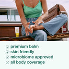 Hume Supernatural Invisible Whole Body Deo Balm - Full Body Protection - Aluminum Free, No Baking Soda - Anti-Chafing Odor Control - Clinically Tested on Sensitive Skin (Coconut Coast, 1-Pack)