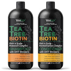 Tea Tree Shampoo and Conditioner Set with Biotin and 100% Pure Tea Tree Oil for Itchy and Dry Scalp - Sulfate and Paraben Free - Tea Tree Oil Shampoo and Conditioner - 16 fl. oz. Each