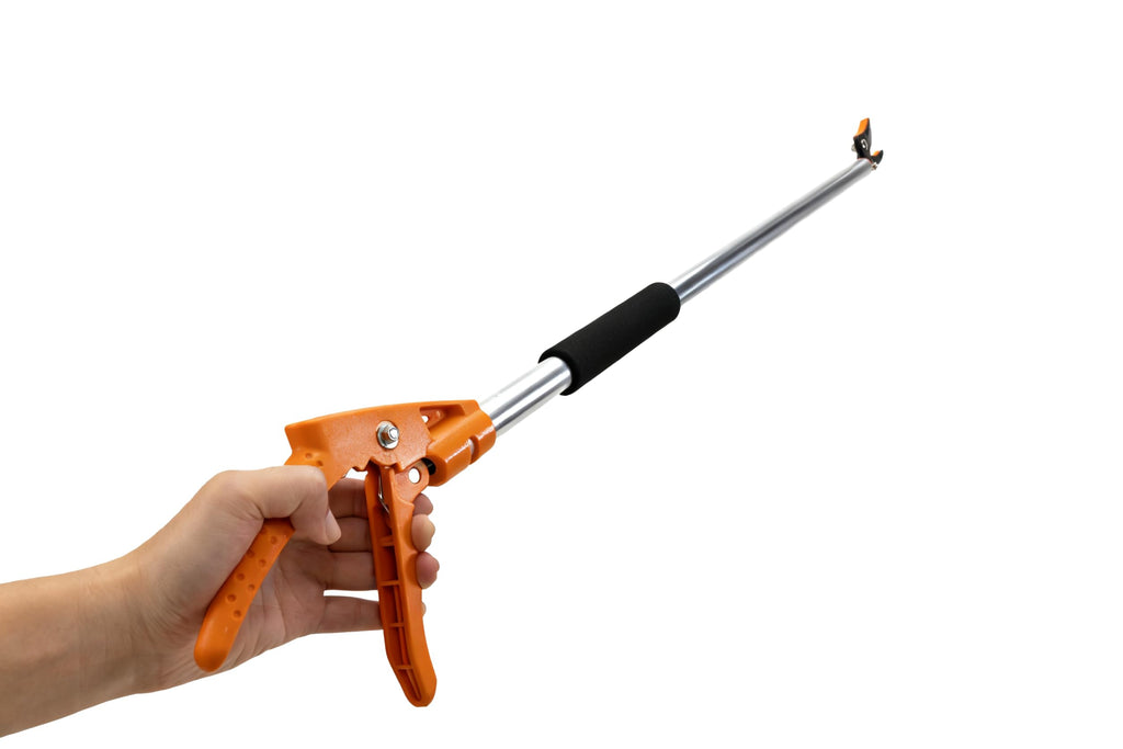 3.5 ft (1.0m) Cut & Tree Trimmer for Precision Gardening Pruning & Fruit picking, 40 in Long Reach Pruning Shears - Lightweight Aluminum Rust-Resistant Picker, Branch Bypass Loppers(1/4" Max Cut)