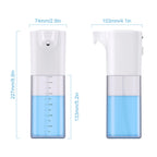 WAONIQ Touchless Alcohol Spray Dispenser, Infrared Induction Sprayer, Automatic Hand Sanitizer, White, 550ml, 8.9x2.9x10.3cm