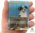 Custom Metal Creature MTG Card – Personalized Magic Card Design on Brushed Aluminum – Create Your Own Unique Collectible Gift for MTG Players