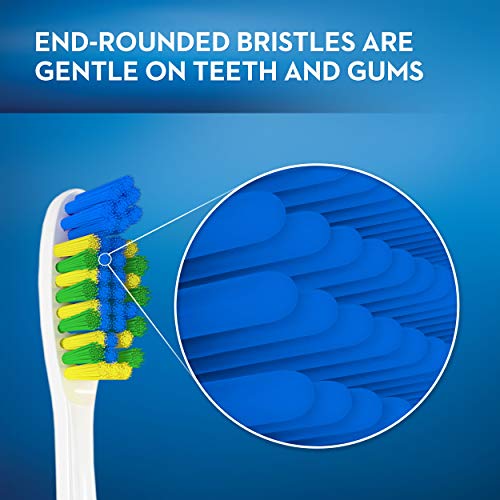 Oral-B Bacteria Blast Manual Toothbrush, Soft, 4 Count