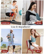 Red Light Therapy for Knee Brace, Vibration Knee Massager, 660nm&850nm, Red Light Heated Device for Knee/Elbow/Shoulder