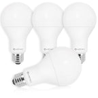 18W Super Bright LED Bulb, A21 Dimmable LED Light Bulb, Stable Heat Dissipation, 2,5000 Hour Lifespan, 3000 High Lumen, 150-200 Watt Equivalent, 5000K Daylight, E26 Porch Light Bulb, 4-Pack