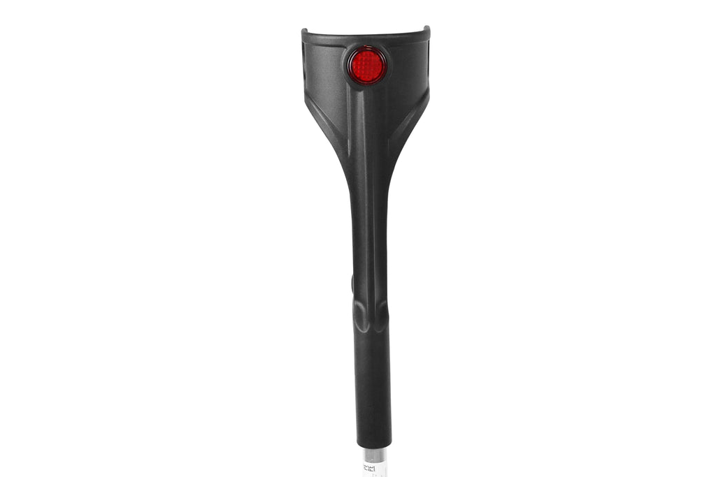 PEPE Mobility Forearm Crutches for Adults (x2 Units) Open Cuff, Adjustable Height, Aluminium, Lightweight Elbow Crutches, Black, Made in Europe