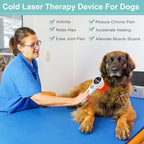 Cold Laser Therapy Device for Dogs, 16pcs 660nm & 4pcs 810nm & 4pcs 980nm Infrared Red Light Therapy Machine for Pain Relief, Arthritis, Spinal, Promote Blood Circulation, for Pets
