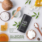 Mountaineer Brand All Natural Deodorant Stick by Mountaineer Brand | Stay Fresh With Safer Ingredients | 2.5 oz (Unscented)
