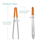 EJG 36" Long Trash & Garbage Picker Grabber, Lightweight Aluminium & Rustproof, Litter Pick Up Stick, Trash Tong, Reaching Assist Tool, Reacher Tool for Elderly, Garden Nabber Plogging (Orange)