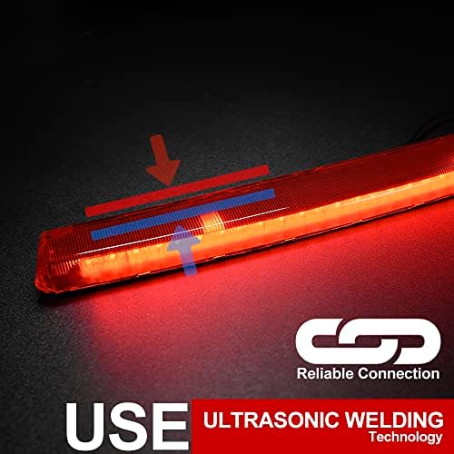 OQHAIR 3rd Third Brake Light Car High Mount Rear Brake Light Direct Replacement High Mount Car Tail Light For Benz C350 Note: Not For cars with (Code 840). 2012-2015