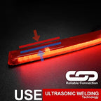 OQHAIR 3rd Third Brake Light Car High Mount Rear Brake Light Direct Replacement High Mount Car Tail Light For Benz C350 Note: Not For cars with (Code 840). 2012-2015