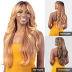 Equal Curtain Bangs HD Lace Front Wig Bombshell (1)