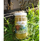 Goshen Amish Country Honey Extremely Raw BEE POLLEN Whole Granules Bee Pollen - 100% Pure Natural Health Benefits - Unfiltered | 8 Oz (Glass Jar)