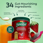 Benefiber Prebiotic Fiber + Superfruits Dietary Supplement, Strawberry Dragon Fruit Flavor, 8.8 oz (250g)