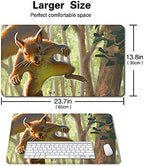 Board Game MTG Playmat Games Size 60X35 cm CCG Compatible for MTG CCG RPG Trading Card Game (MTG1-Squirrel-Token)