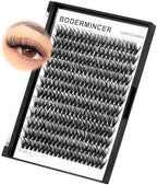 Bodermincer Lash Extension 240pcs C Curl 10D/20D Cluster Mixed, 8/9/10/11/12mm,10/11/12/13/14mm,12/13/14/15/16mm Mixed 8-10-12-14-16mm MIX Individual Cluster Lashes (50D-D Curl-8mm)