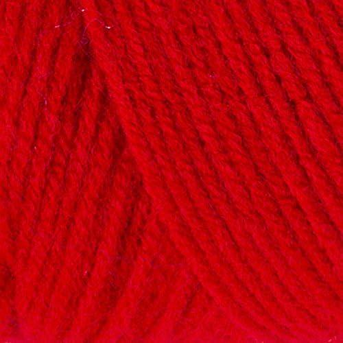 Red Heart Super Saver Hot Red E300-390 (3-Skeins - Same Dye Lot) Worsted Medium #4 Acrylic Yarn for Crocheting and Knitting with Project Bag