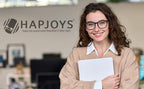 HAPJOYS Reading Glasses Women Blue Light Blocking Lightweight Computer Readers +0.75 Square Cheaters Reading Glasses 4 Pack Anti Glare Reduce Eyestrain Protect Eyes
