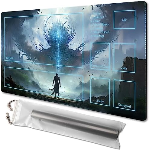 MTG Playmat - Non-Slip Backing Printing, Ideal for Card Game Enthusiasts TCG Playmat (Divine Summon-Deck)