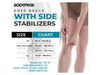 Bodyprox Knee Brace with Side Stabilizers & Patella Gel Pads for Knee Support
