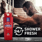 Old Spice Red Collection Body Wash for Men, Captain Scent, 24 fl oz (Pack of 4)