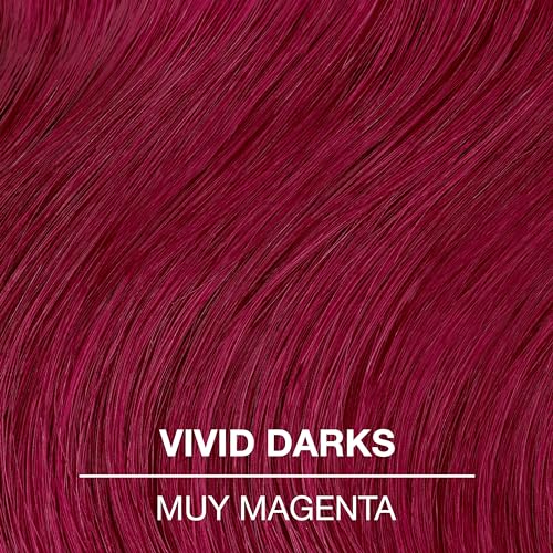 COLORCHARM VIVID DARKS Permanent Cream Color Vibrant Color for Dark Hair Nourishing Vegan Formula No Bleach Needed