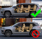 OQHAIR Cargo Cover Rear Cargo Shade Cover，Trunk Luggage Shield Shade for Grand Cherokee L (3-Row;WL) 2023 2022 2021