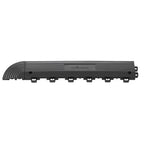 VEVOR Transition Edge Kit, 11-Piece, Durable PP Interlocking Modular Garage Floor Edging, Easy Installation, Only Compatible with VEVOR Drainage Mats, Black，Female