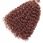 GoGo Curl Crochet Hair for Women Ginger Curly Crochet Hair Water Wave Crochet Hair Beach Curl Crochet Synthetic Hair Deep Wave Braiding Hair Extensions (18 inch(Pack of 2), 350)