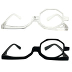 MIYUI JAPAN 2 Pairs Makeup Reading Glasses Magnifying Make up Spectacles Flip Down Cosmetic Womens Reading Glasses 2.0