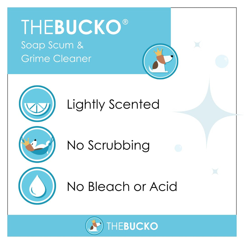 The Bucko Soap Scum and Grime Cleaner (32 oz no sprayer)