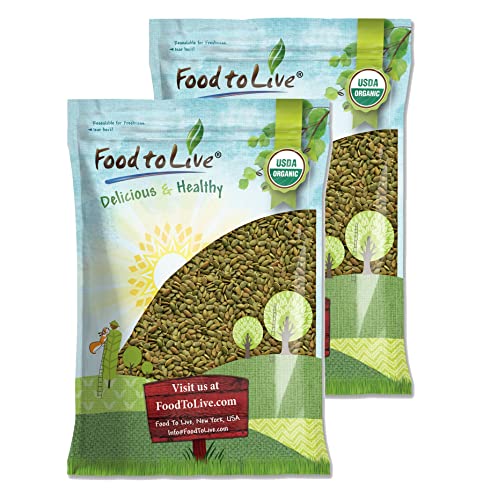 Food to Live Organic Dry Roasted Pumpkin Seed Kernels, 16 Pounds - Non-GMO, Unsalted, Oven Roasted Whole Pepitas, No Oil Added, Shelled, Vegan, Kosher, Keto, Bulk. Low in Carbs. High In Protein.