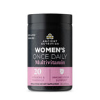 Ancient Nutrition Multivitamin for Women, Women's Once Daily Supplement, Methylated Vitamin B, C, K2, Magnesium, Folate & Iron, Supports Bone Health, 30ct