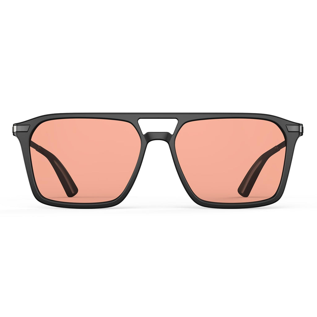 Goiteia FL 41 Migraine Glasses,Light Sensitivity Glasses for Fluorescent LED Glare,Photophobia,Computer Screen Glare,Spring Hinges for Better Comfort