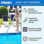 Swimline HYDROTOOLS 8028 Premium Aluminum Leaf Skimmer Net Head Cleaner | For Swimming Pool Spa Fountain Pond Hot Tub | Leaves Bugs Debris Fine Cleaning Maintenance | Heavy Duty Extra Large