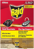 Raid Roach Killer Baits, Plus Egg Stoppers, 12 count