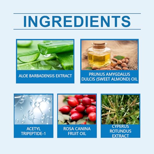 Cyperus Rotundus Oil, Cyprus Oil Natural Nut Grass Oil for Reducing Body Hair Growth, Smooth Skin & Hair Removal, Moisturizing & Soothing