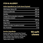 Kayode Itch & Allergy - Natural Dog Allergy Chews. Allergy Relief for Dogs. Premium Colostrum for Dogs, Bee Pollen for Dog Allergies. Alternative to Allergy Medicine for Dogs