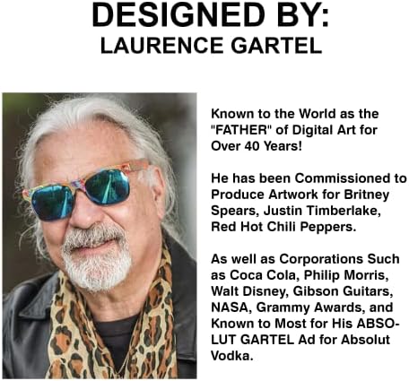 Shashibo Limited Edition Gartel Shape Shifting Box - Award-Winning, Patented Fidget Cube w/ 36 Rare Earth Magnets - Designed by Digital Art Pioneer Laurence Gartel (4 Pack)