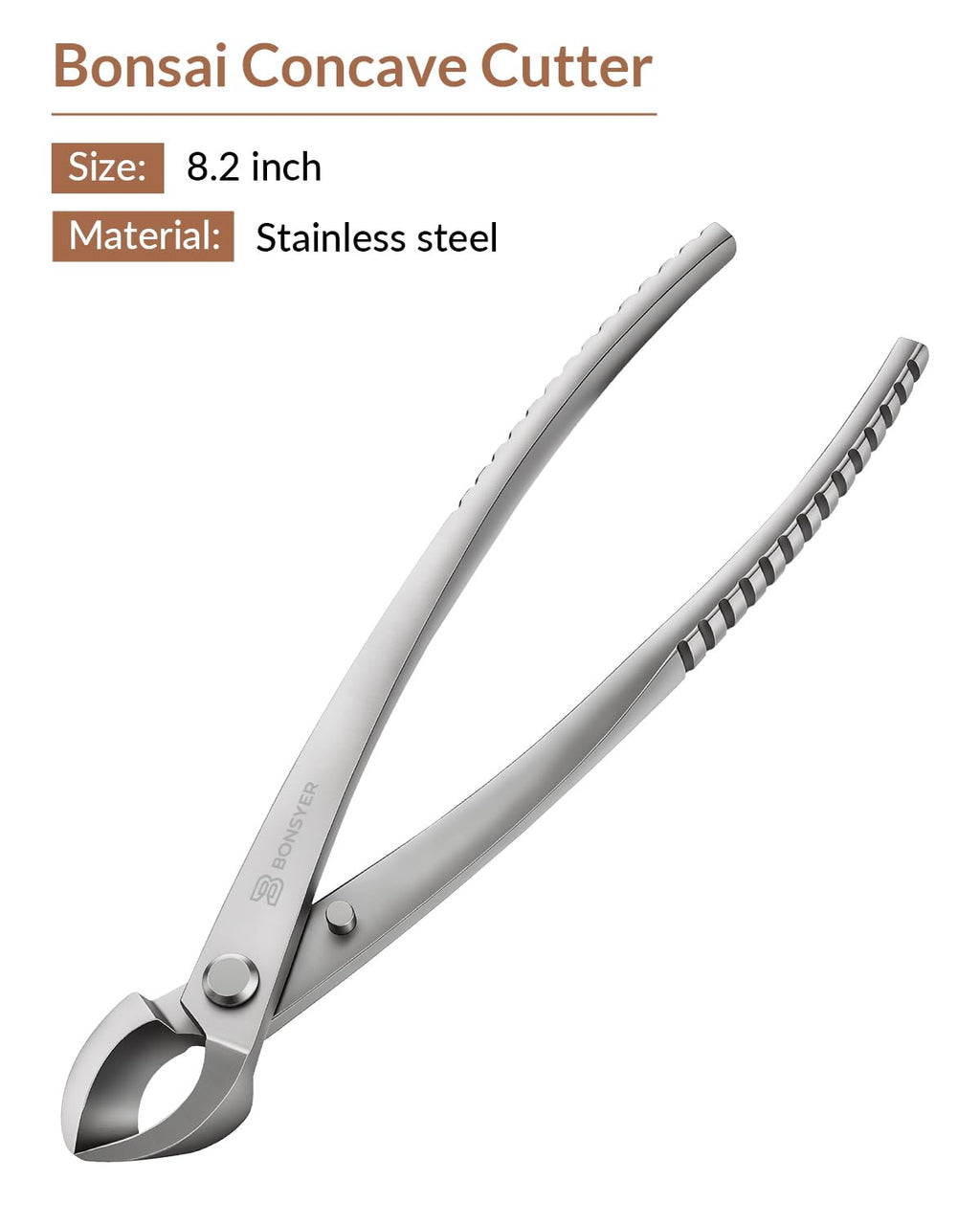 Bonsai Tool Set 6PCS with Wood Box, Stainless Steel Bonsai Tools