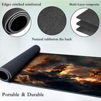 for MTG Game Playmat, for Magic TCG Rubber Play mat,Tabletop Card Playmats with Smooth Surface,Trading Card Inked Game Mat,Battle Game,Pirate Ship
