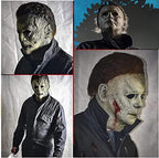 Michael Myers Mask, Halloween Horror Masquerade Cosplay Party Mask, Michael Myers Costume Scary Cosplay (Style 3)