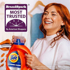 Tide Hygienic Clean Heavy 10x Duty Liquid Laundry Detergent, HE Compatible, Original Scent, 105 fl oz, 74 loads