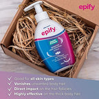Epify Intimate Hair Removal Cream for Men and Women - Pubic, Bikini Line, Sensitive Areas - 8.45 Fl Oz