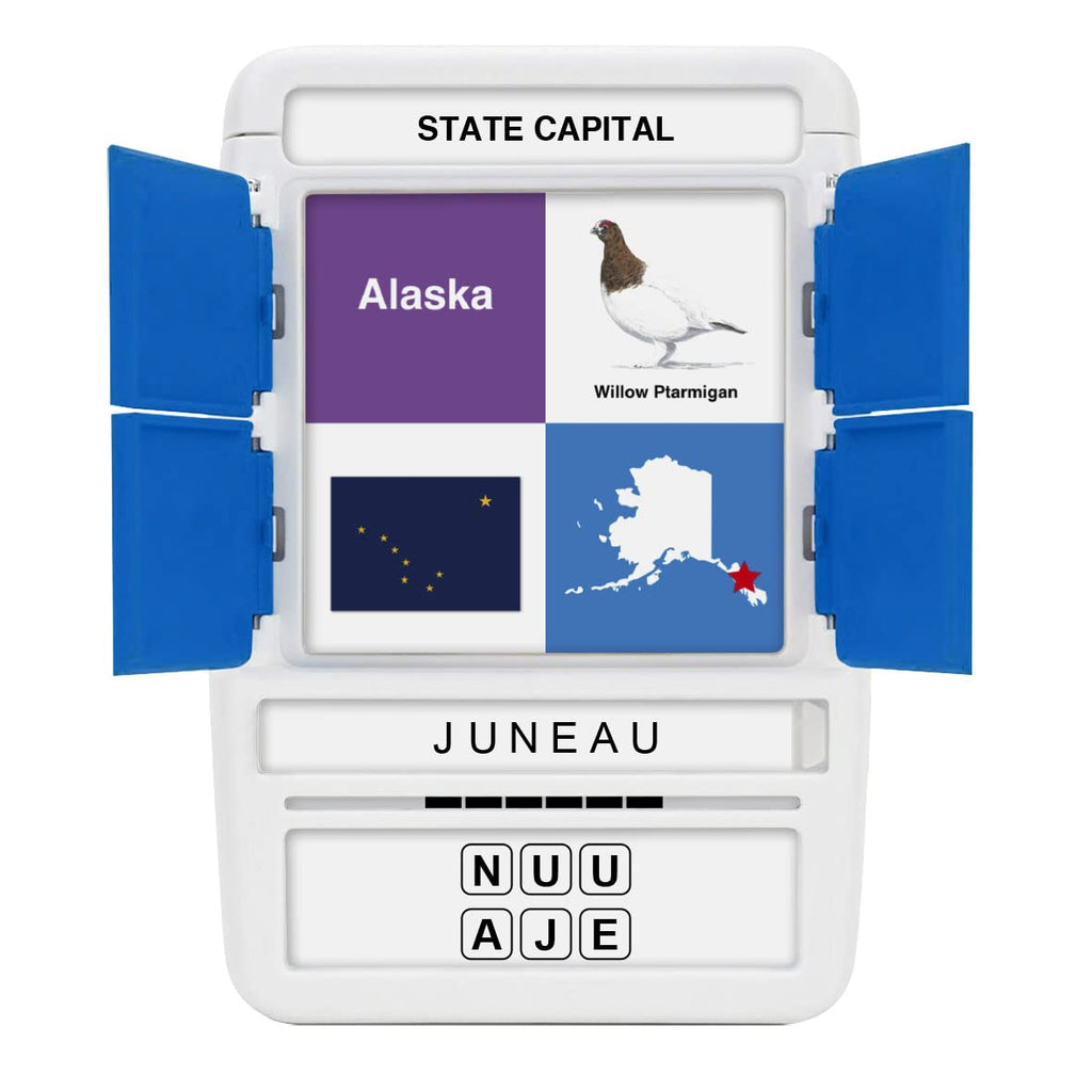 100 PICS US States & Capitals Flash Cards | All 50 States and Capitals to Learn | Fun and Functional Case | Ultimate Flashcards for United States Geography | Card Games for Kids and Adults | Ages 6+