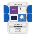 100 PICS US States & Capitals Flash Cards | All 50 States and Capitals to Learn | Fun and Functional Case | Ultimate Flashcards for United States Geography | Card Games for Kids and Adults | Ages 6+